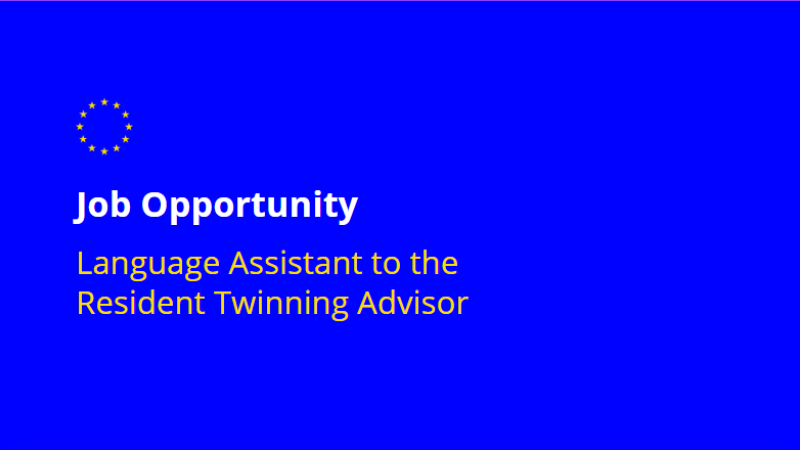 The EU-funded Twinning Project “Twinning air quality and environment” (Twinning Ref. MD 22 NDICI EN 23 (MD/38)) is seeking to recruit a Language Assistant to the Resident Twinning Advisor (RTA).