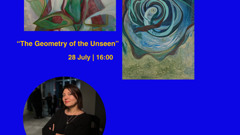 Europe Café becomes a space for emotions and inner exploration as we open the doors to "The Geometry of the Unseen", a solo exhibition by visual artist Elena Frunze, on Tuesday, 28 July, at 4:00 PM.