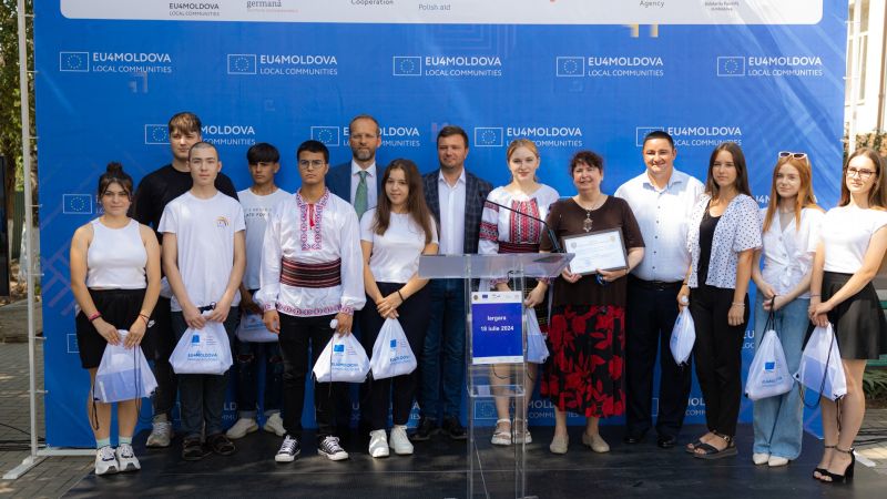Managementul integrat al deșeurilor la Iargara, ceremonia de înmânare a echipamentelor