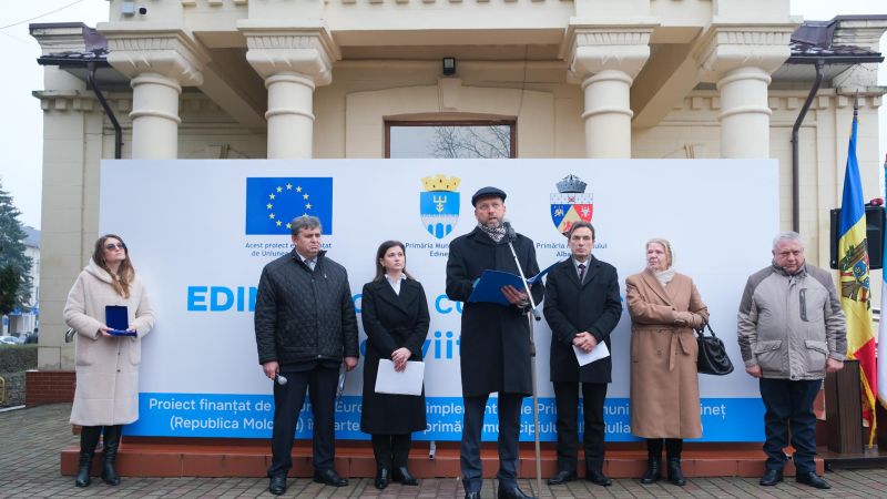 Servicii publice modernizate, digitalizate și bazate pe tehnologii prietenoase mediului, au fost inaugurate astăzi în mun. Edineț.