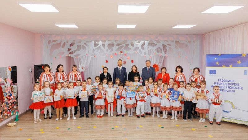 170 children benefit from better conditions at the "Garofița" kindergarten in Cocieri village