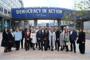 Fifteen mayors from the Republic of Moldova, representing the EU-funded initiatives Mayors for Economic Growth (M4EG) and Covenant of Mayors, took part in the European Week of Regions and Cities 2025 (13-15 October), bringing Moldova’s perspective to Europe’s largest gathering of local and regional leaders.
