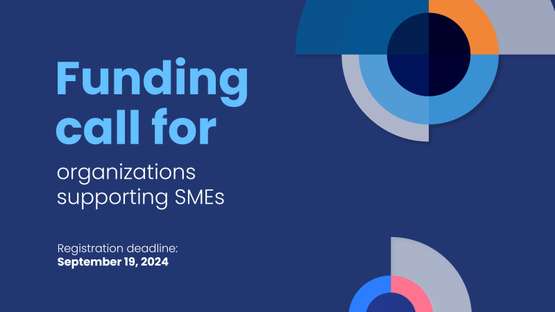 Funding call for organisations supporting small and medium-sized enterprises