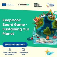 Descoperă cum poți contribui la sustenabilitatea planetei într-un mod interactiv și distractiv! „Keep Cool: Board Game - Sustaining Our Planet” este o experiență captivantă, organizată de Tinerii Ambasadori Europeni,