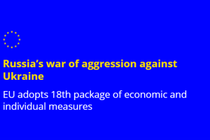 The EU just approved one of its strongest sanctions packages against Russia to date. Each sanction weakens Russia's ability to wage war. The message is clear: Europe will not back down in its support for Ukraine. The EU will keep raising the pressure until Russia ends its war".