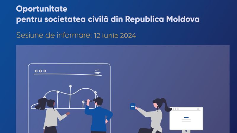 Apel pentru depunerea dosarelor în cadrul proiectului „Reziliența societății civile din țările Parteneriatului Estic”