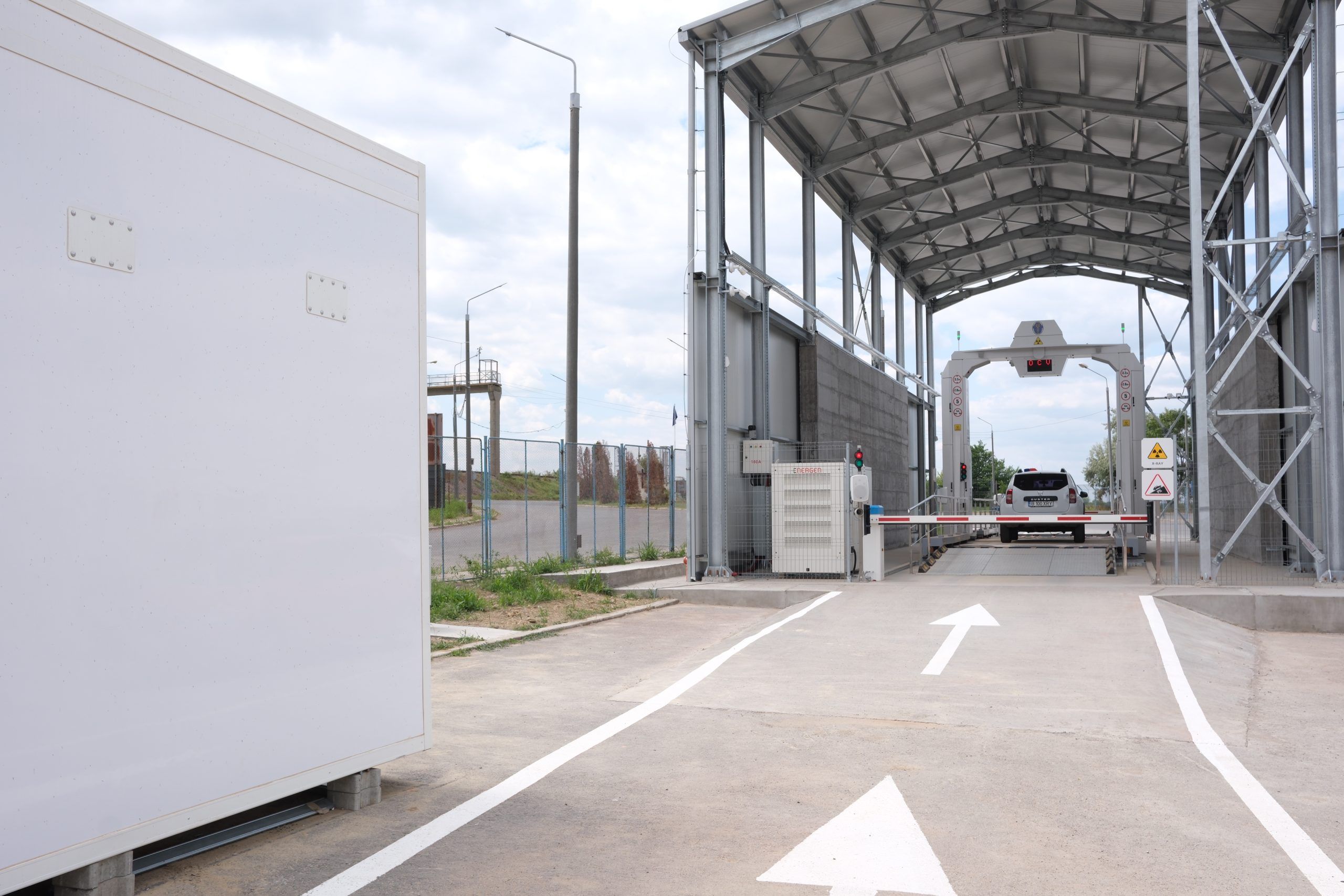 The Moldovan-Ukrainian border crossing point Giurgiulesti-Reni, inaugurated after reconstruction