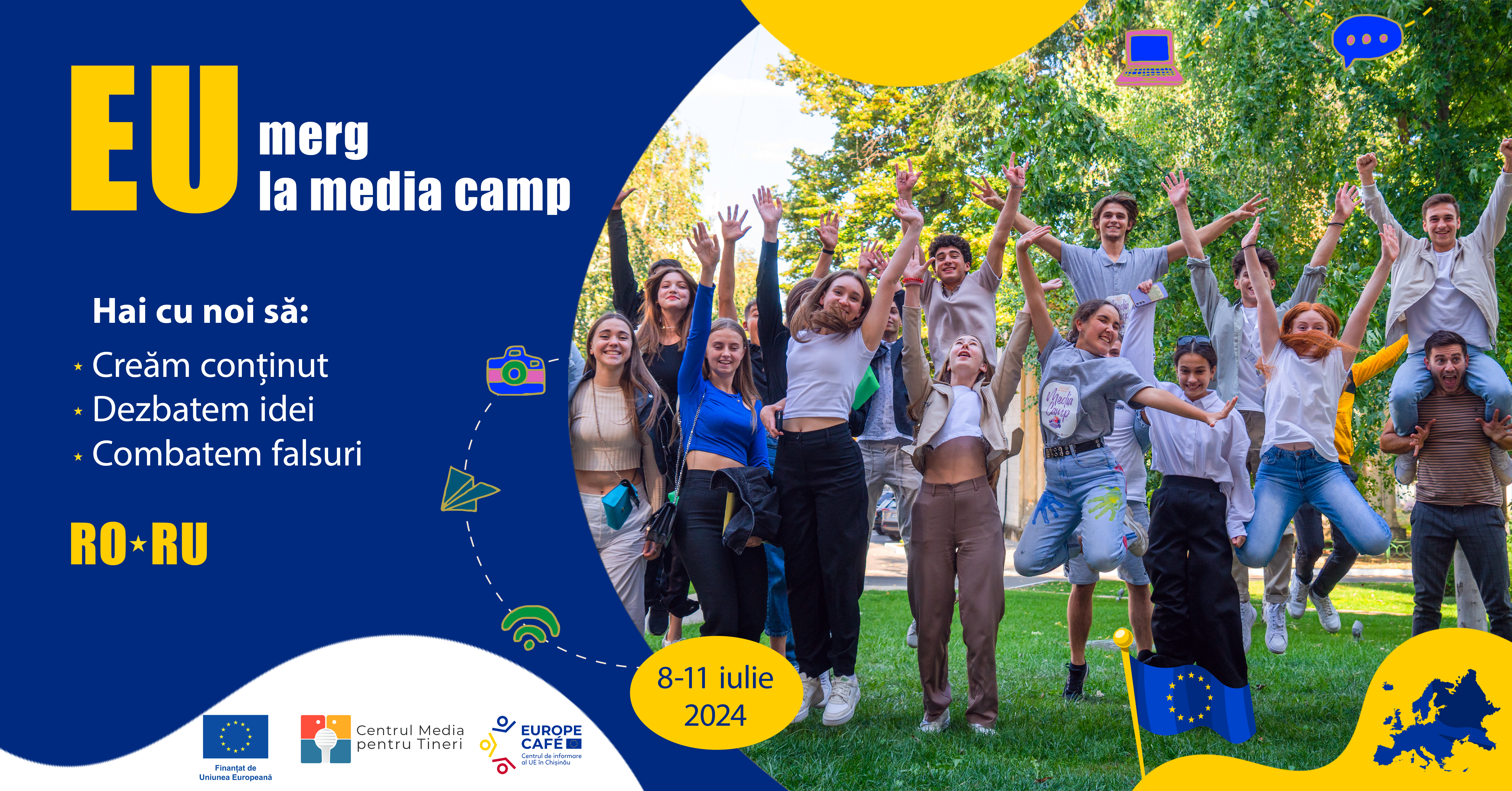 „EU merg la Media Camp” - tabără media pentru tineri