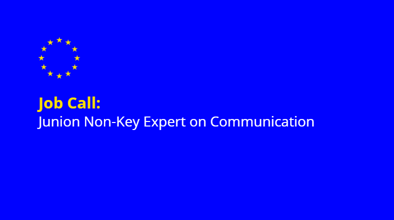 The EU-funded project ‘Moldova is Europe – Support for EU Integration’ seeks a qualified individual for the position of Junior Non-Key Expert on Communication (part-time).
