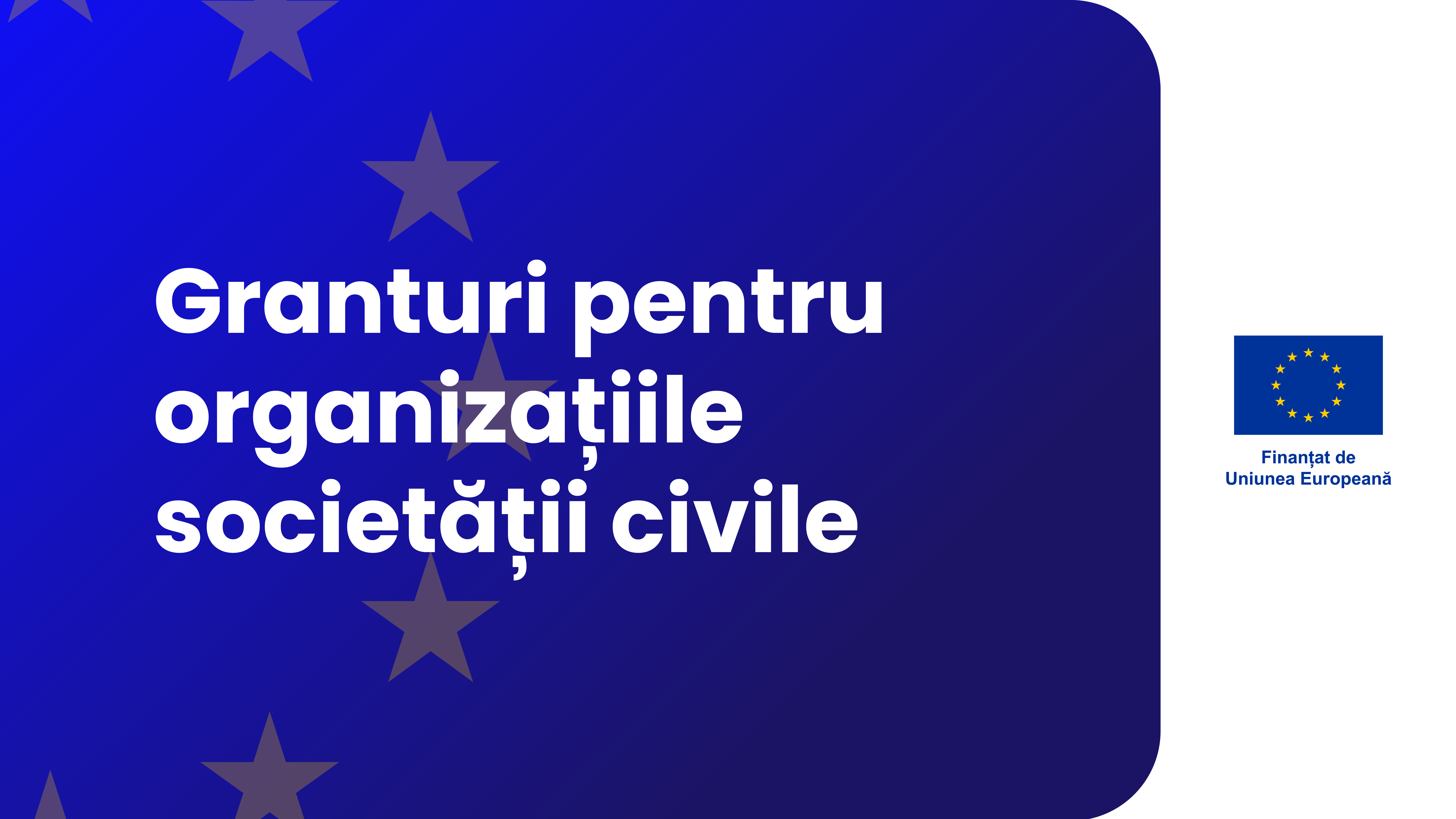 UE anunță concurs de proiecte pentru societatea civilă și organizațiile media