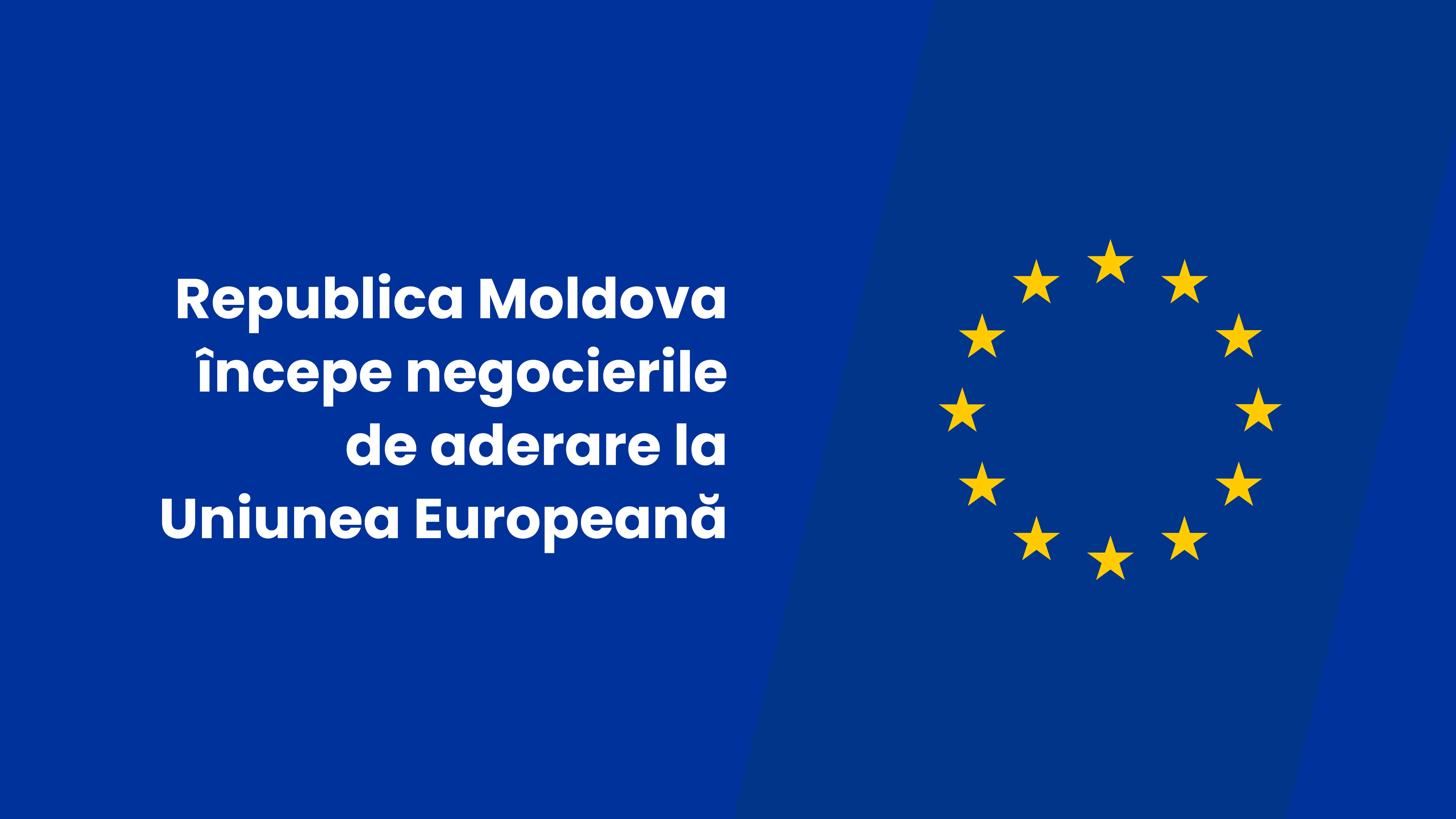Pe 25 iunie 2024, Republica Moldova a început negocierile de aderare la Uniunea Europeană.