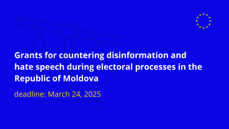 “ProElect - Promote accountability in Electoral processes in EaP through increased participation and capacity of civic actors” is a regional project run by the Transatlantic Foundation in partnership with ERIM and funded by the European Union.