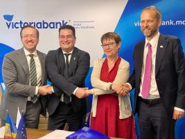 EBRD backs Victoriabank to provide more credit for Moldovan businesses, with EU support. Loan of €5 million is supported by the  EU4Business Initiative