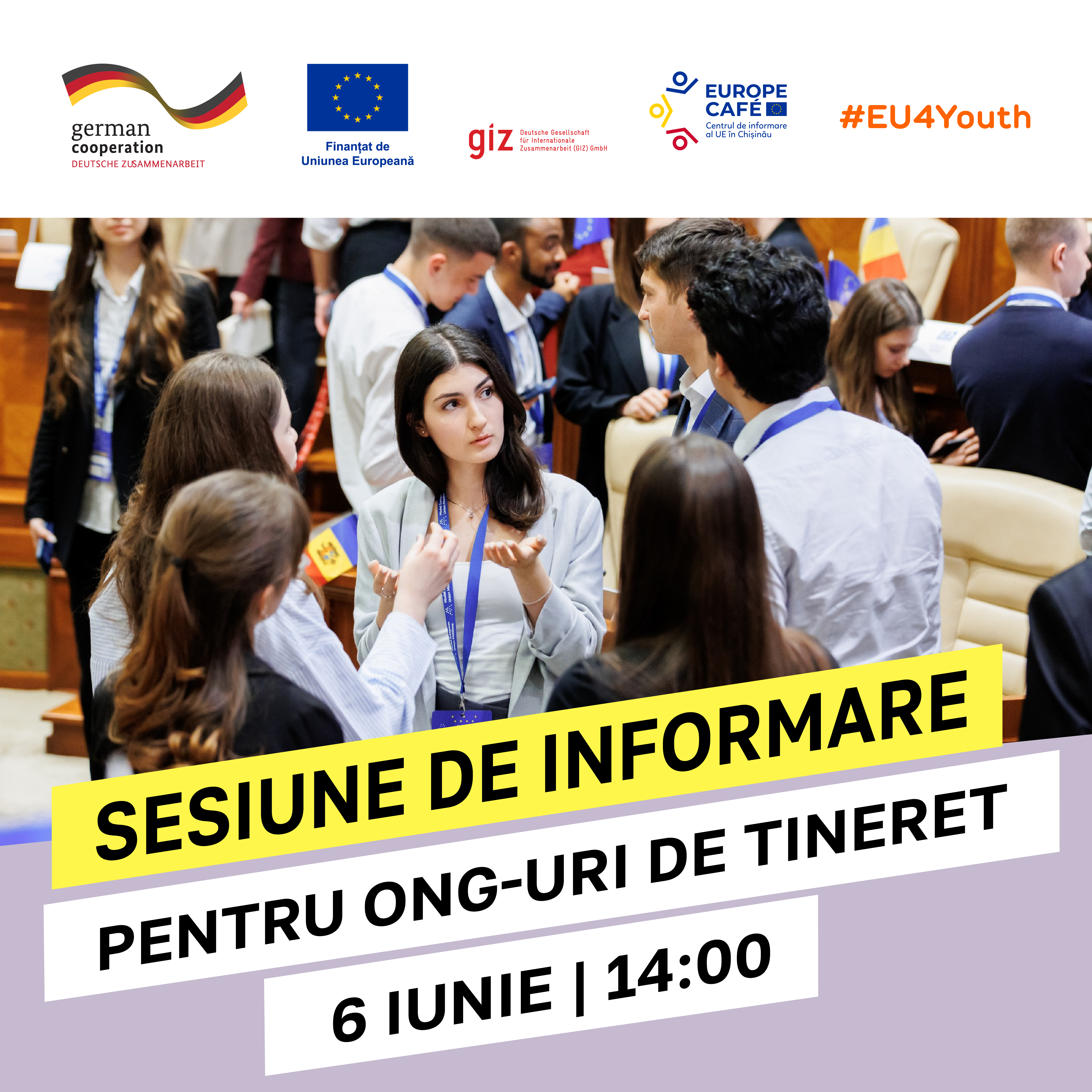 Sesiune de informare EU4Youth: granturi pentru ONG-uri de tineret