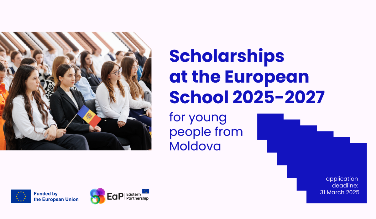 New School, in Tbilisi, Georgia, with the support of the European Union and the International Baccalaureate, is pleased to announce its Call for Applications for the Eastern Partnership European School Scholarship program for the academic years 2025/2027.