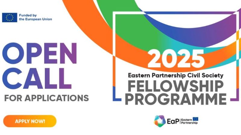 The Eastern Partnership Civil Society Facility Project is pleased to announce the 2nd Call for Applications for its 2025 EU-funded Fellowship programme! 