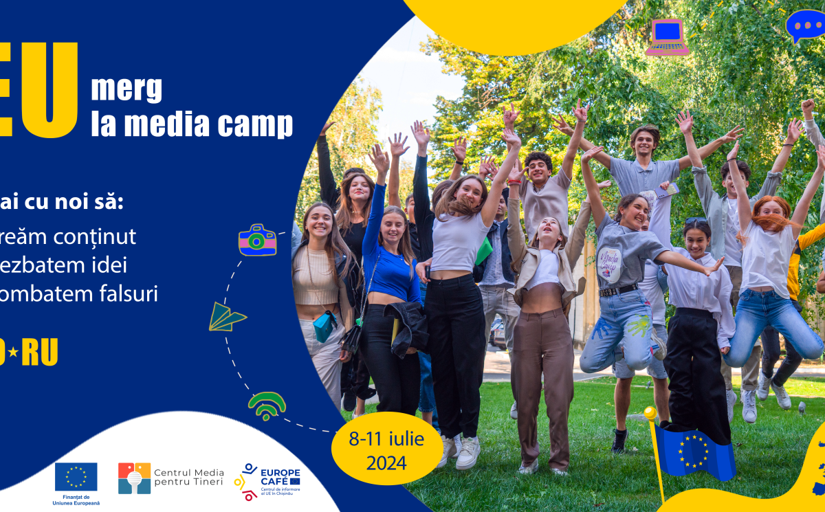 „EU merg la Media Camp” - tabără media pentru tineri