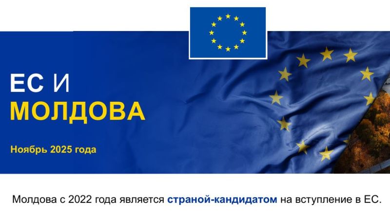 Молдова с 2022 года является страной-кандидатом на вступление в ЕС.