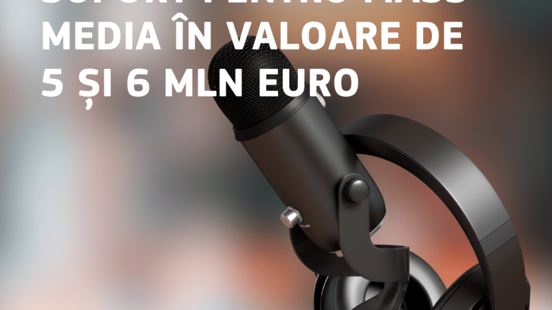 Uniunea Europeană a lansat 2 inițiative de suport pentru mass-media în valoare de 5 și 6 milioane de euro