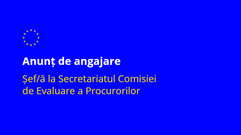 Acest proces de evaluare este o inițiativă unică pentru societatea din Moldova. Este un proces riguros și dificil, care poate avea loc o singură dată în condiții optime.
