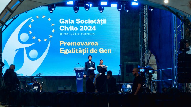 The Delegation of the European Union to the Republic of Moldova organised on Thursday, 5 September, the 5th edition of the European Civil Society Awards Gala, an event aimed at promoting and supporting the activities of the associative sector.