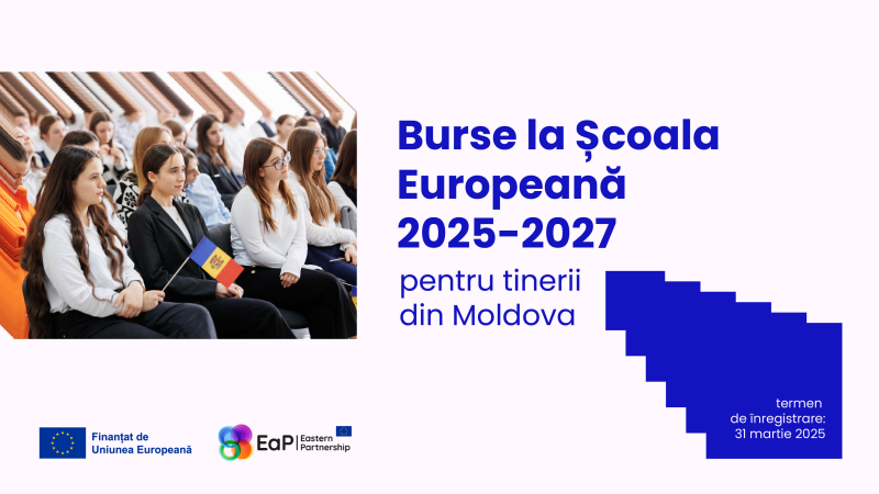 Școala Nouă din Tbilisi, Georgia, cu sprijinul Uniunii Europene și International Baccalaureate, anunță Apelul de Candidaturi pentru Programul de Burse al Școlii Europene din Parteneriatul Estic pentru anii școlari 2025/2027. 