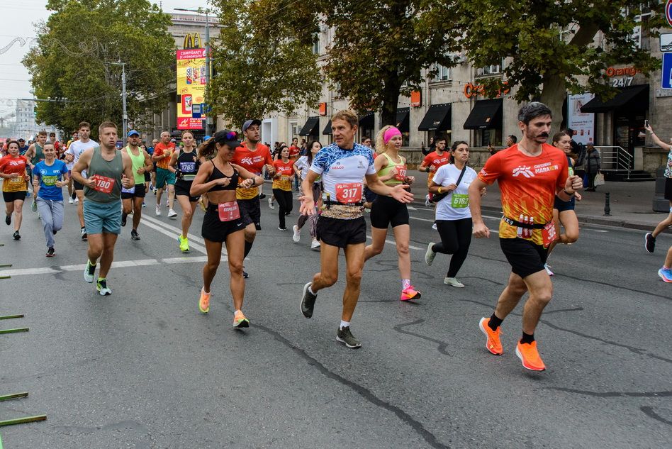 Entry-level athletes from Tiraspol trained for the Chișinău marathon, thanks to EU and UNDP support