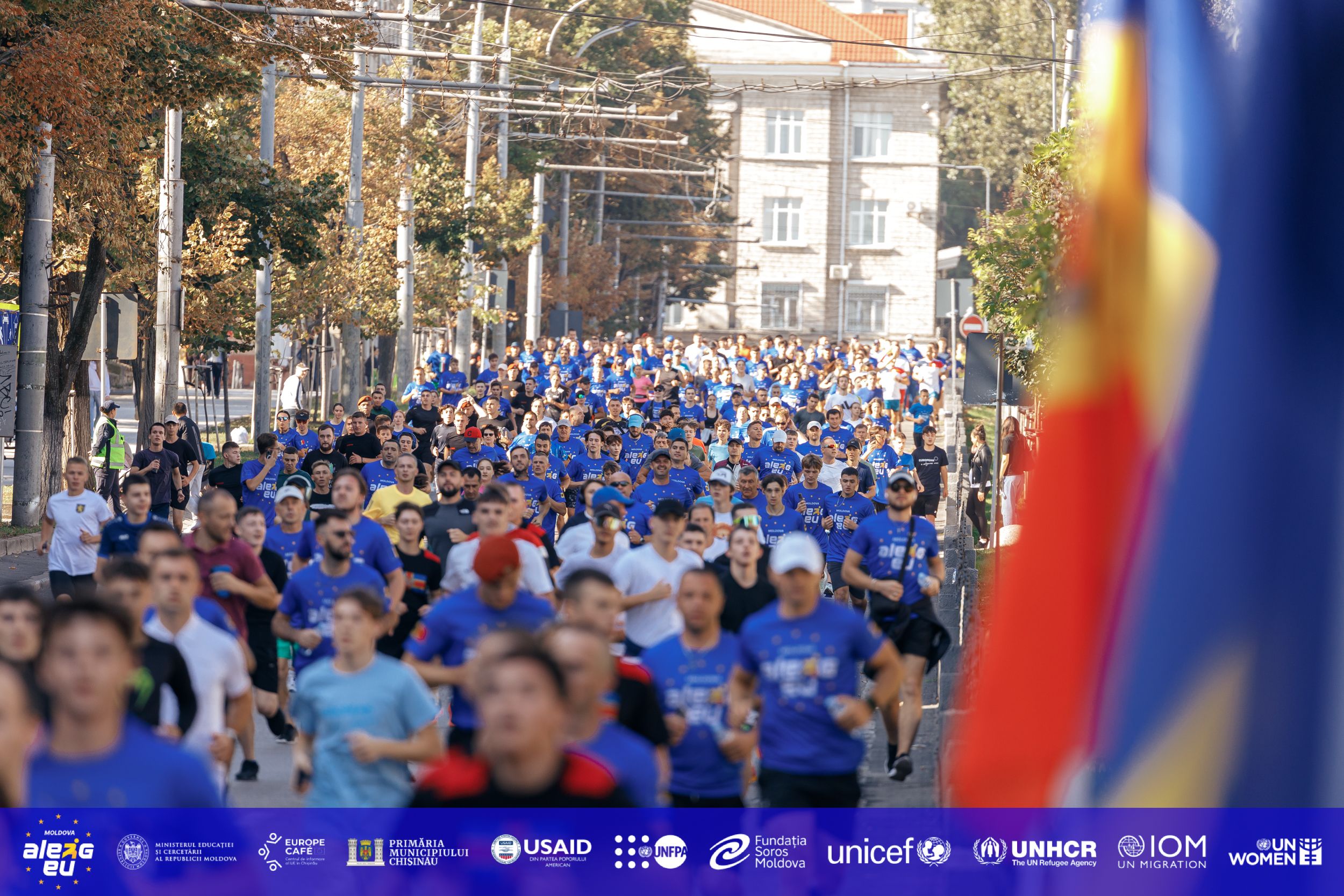 Euro Marathon 2024. O zi de unitate europeană în inima Chișinăului