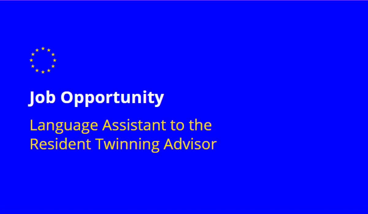 The EU-funded Twinning Project “Twinning air quality and environment” (Twinning Ref. MD 22 NDICI EN 23 (MD/38)) is seeking to recruit a Language Assistant to the Resident Twinning Advisor (RTA).