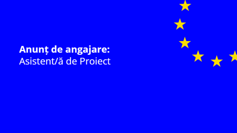 Proiectul finanțat de UE, „Moldova este Europa – Sprijin pentru integrarea în UE”, este în căutarea unei persoane calificate pentru functia de asistent/ă de proiect.