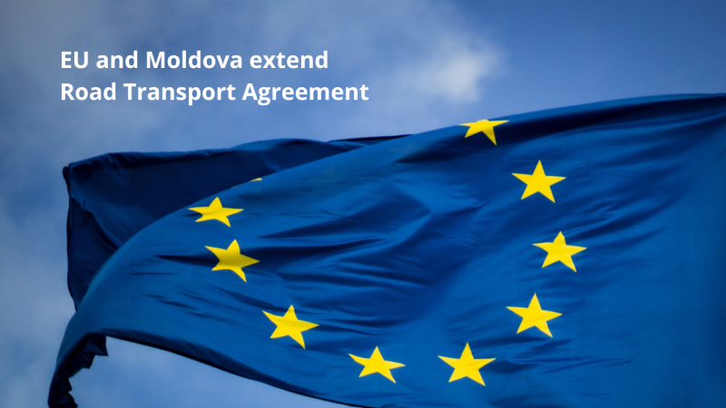 The EU and Moldova decided today to extend the validity of their current road transport Agreement until 31 March 2027.