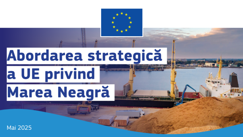 Astăzi, UE prezintă o nouă strategie pentru o regiune stabilă și sigură a Mării Negre. Această strategie urmărește să stimuleze conexiunile și creșterea economică, prin conectarea Europei cu Caucazul de Sud, Asia Centrală și dincolo de acestea.