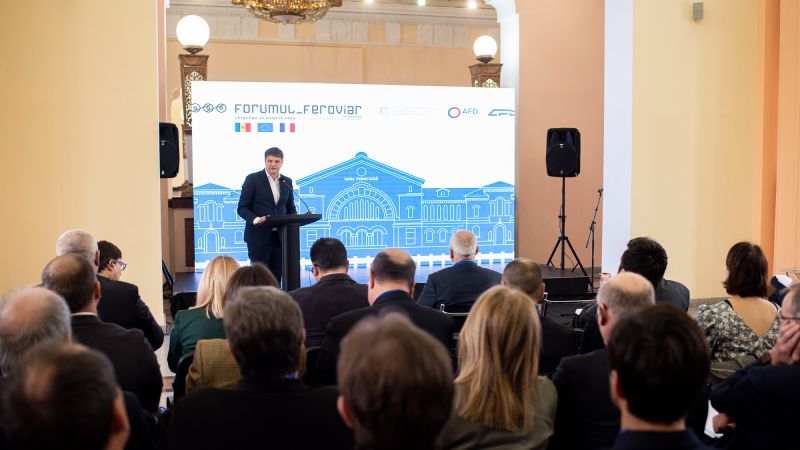 European Commissioner Adina Valean at the „Railway Forum”