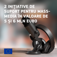 Uniunea Europeană a lansat 2 inițiative de suport pentru mass-media în valoare de 5 și 6 milioane de euro