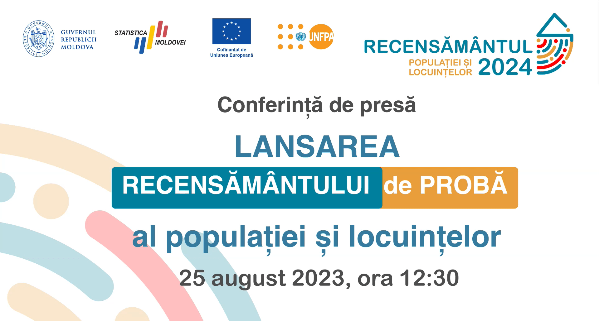 Biroul Național de Statistică dă start recensământului de PROBĂ în 11 localități din țară, cu sprijinul Uniunii Europene și UNFPA