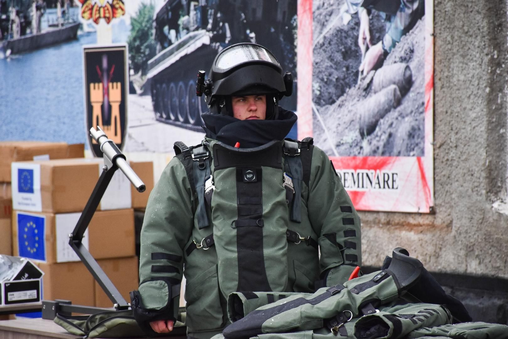 The Moldovan National Army received a new batch of equipment from the European Union under the European Peace Facility (EPF) today.