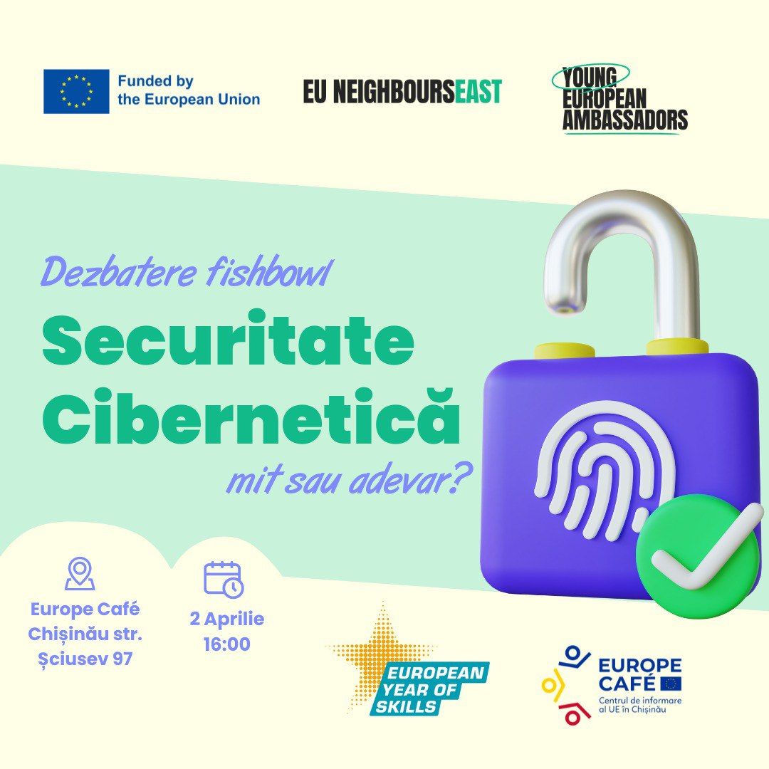 Today we will discuss the myths and truths about Cyber Security. The event is intended for those passionate about the art of public speaking. The event is focused on European values, with special attention paid to geopolitical, IT, and political aspects.