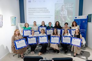 Pe 20 iunie, 13 antreprenoare din raioanele Edineț și Strășeni au primit certificatele de sprijin financiar în cadrul unei ceremonii organizate în cadrul programului EU4Moldova: Comunități Locale.
