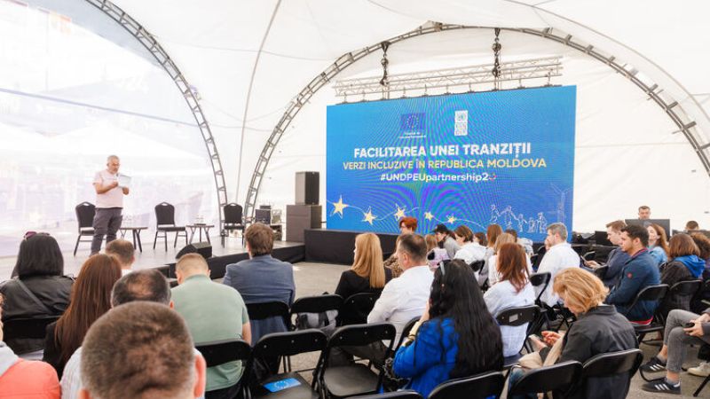 The European Union (EU) and the United Nations Development Programme (UNDP) launch a new flagship project of 10 million euros aiming to support the authorities of the Republic of Moldova in advancing its green transformation agenda.