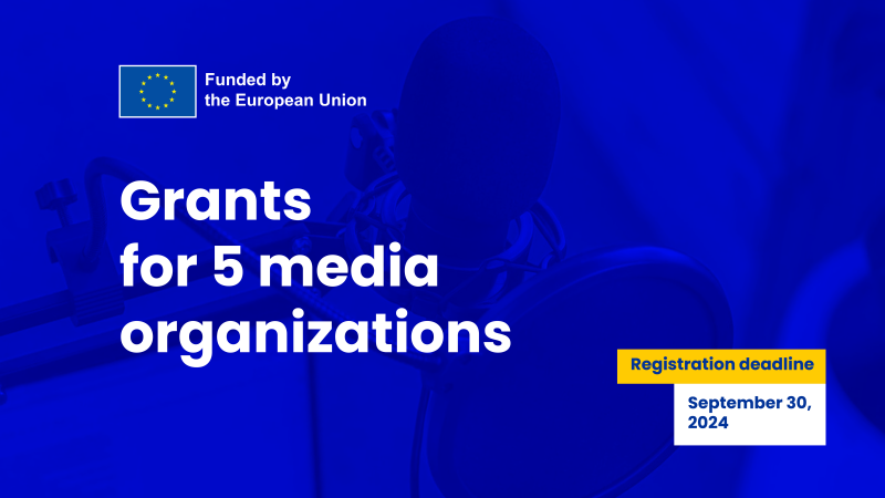 Grant competition for 5 media organisations