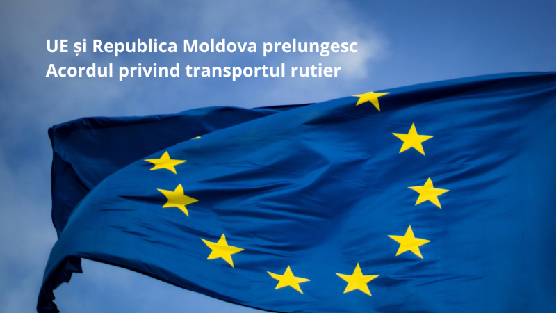 Uniunea Europeană și Republica Moldova au decis astăzi să prelungească valabilitatea actualului Acord privind transportul rutier până la 31 martie 2027.