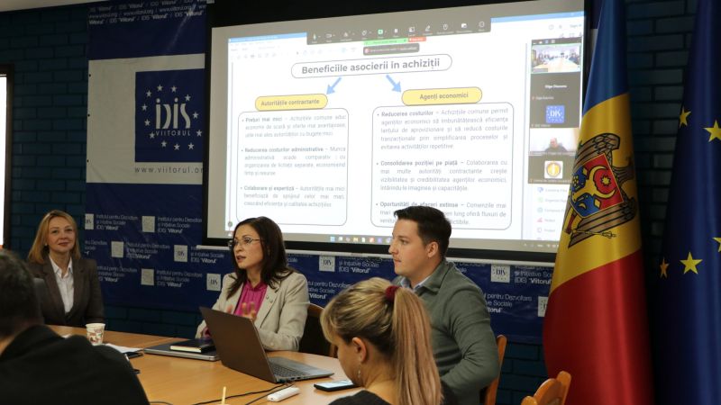 Institutul pentru Dezvoltare și Inițiative Sociale „Viitorul” (IDIS), cu sprijinul financiar al Uniunii Europene (UE), a început implementarea proiectului „Sprijinirea reformei achizițiilor publice din Moldova în contextul aderării la UE”, care se va desfășura în perioada septembrie 2025 – septembrie 2026.