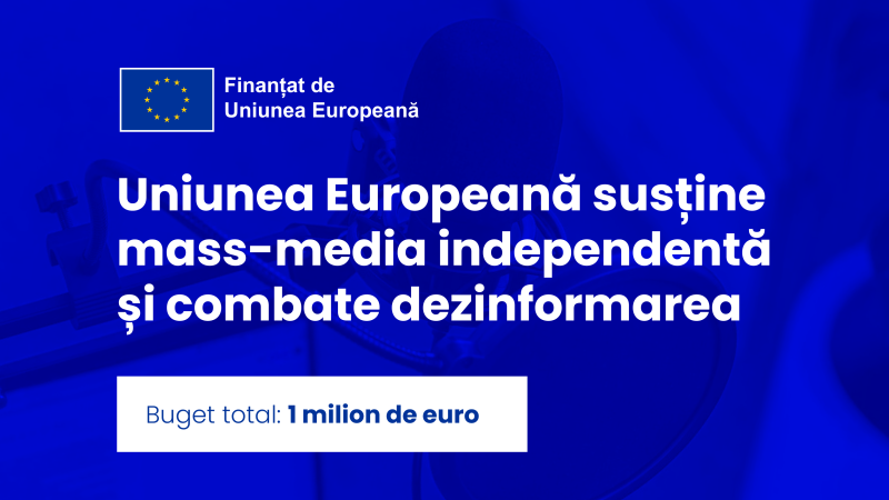 Uniunea Europeană susține mass-media independentă și combate dezinformarea