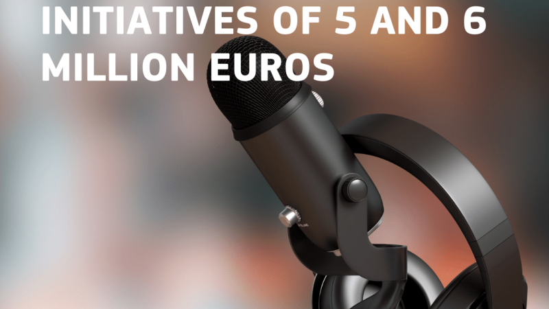 The European Union launches 2 media support initiatives of 5 and 6 million euros