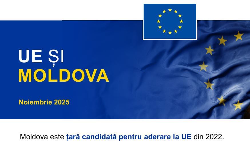 Moldova este țară candidată pentru aderare la UE din 2022