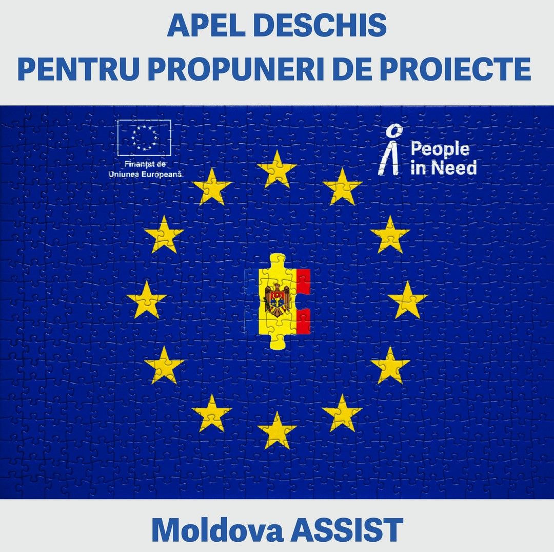 People in Need Moldova, with financial support from the European Union, has launched a Call for Proposals as part of the "Moldova ASSIST" project.