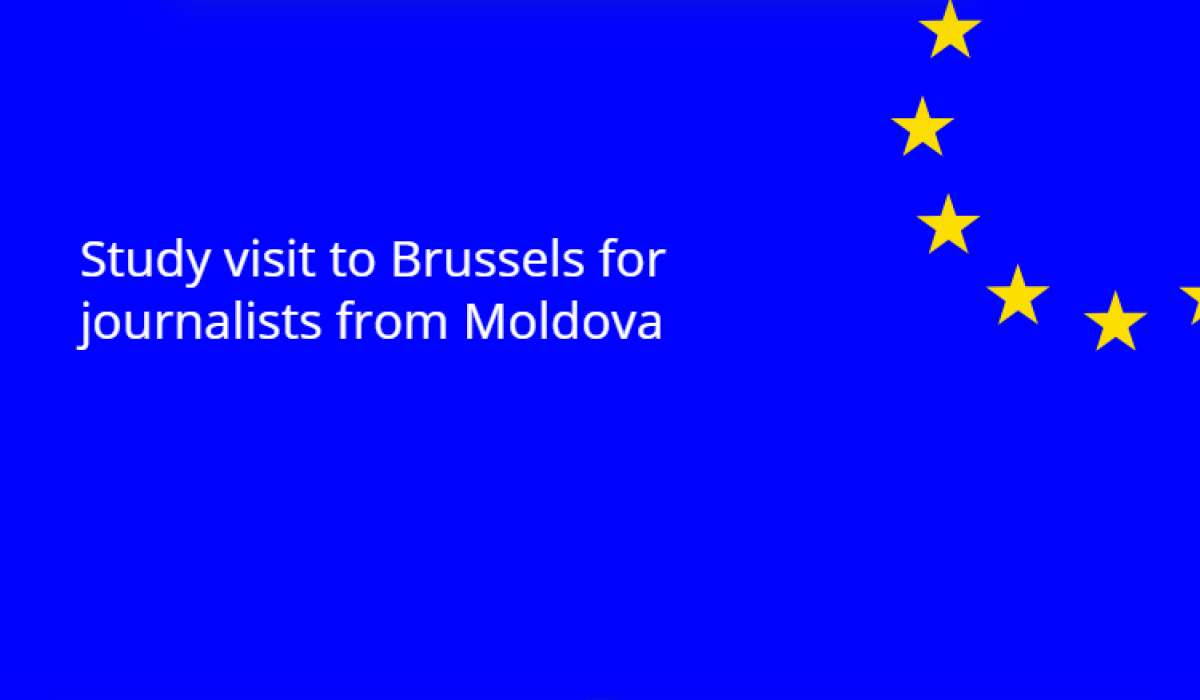The Delegation of the European Union to the Republic of Moldova will organise a study visit to the European Union institutions in Brussels for a group of Moldovan journalists in the week 17 –21 November 2025.