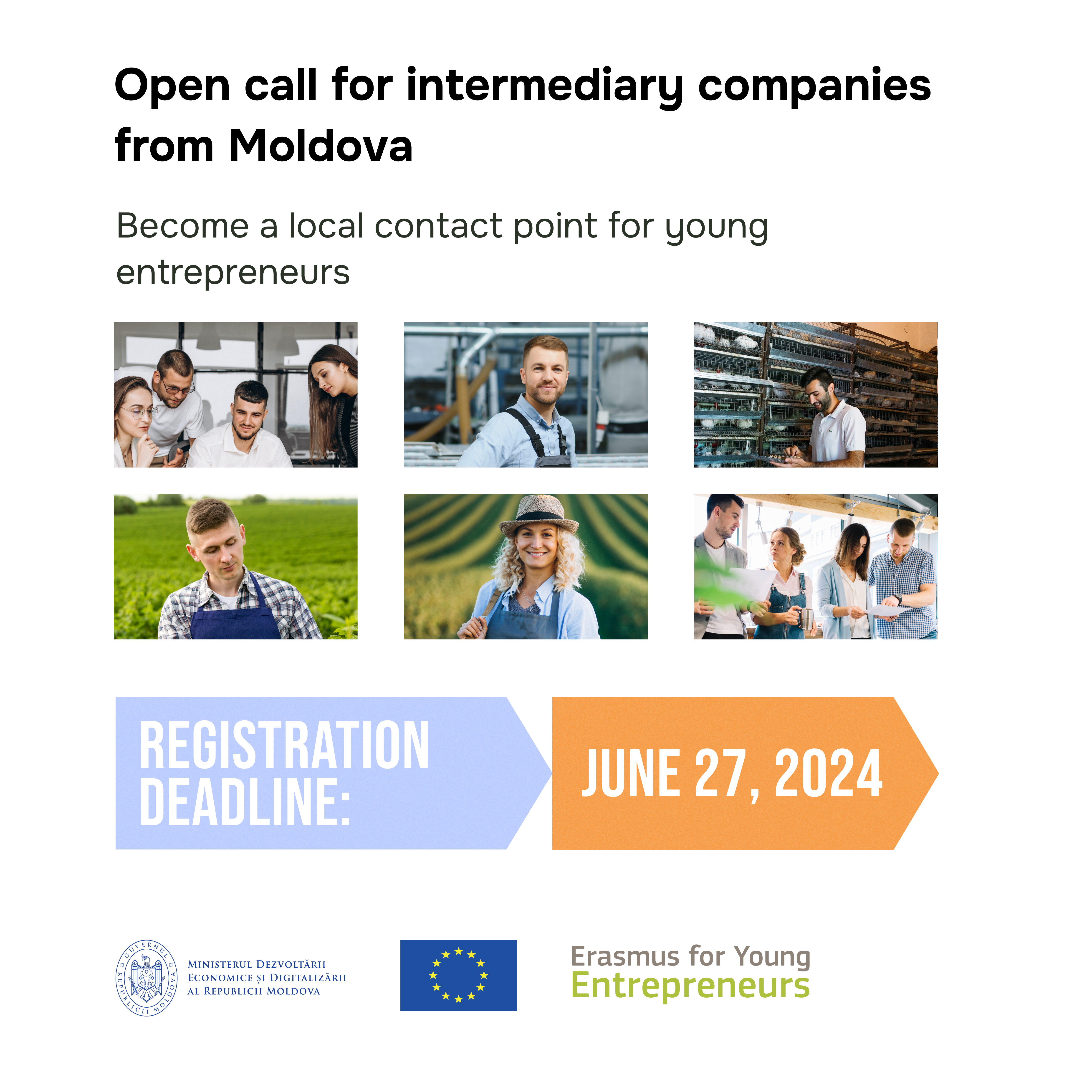 The European Union announces the call for the selection of local support organizations in the Erasmus Program for young entrepreneurs (Erasmus for Young Entrepreneurs – Junior call).