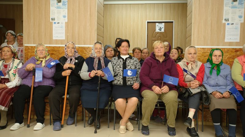 A social laundry service was opened in the village of Corpaci (Edineț) with the EU support