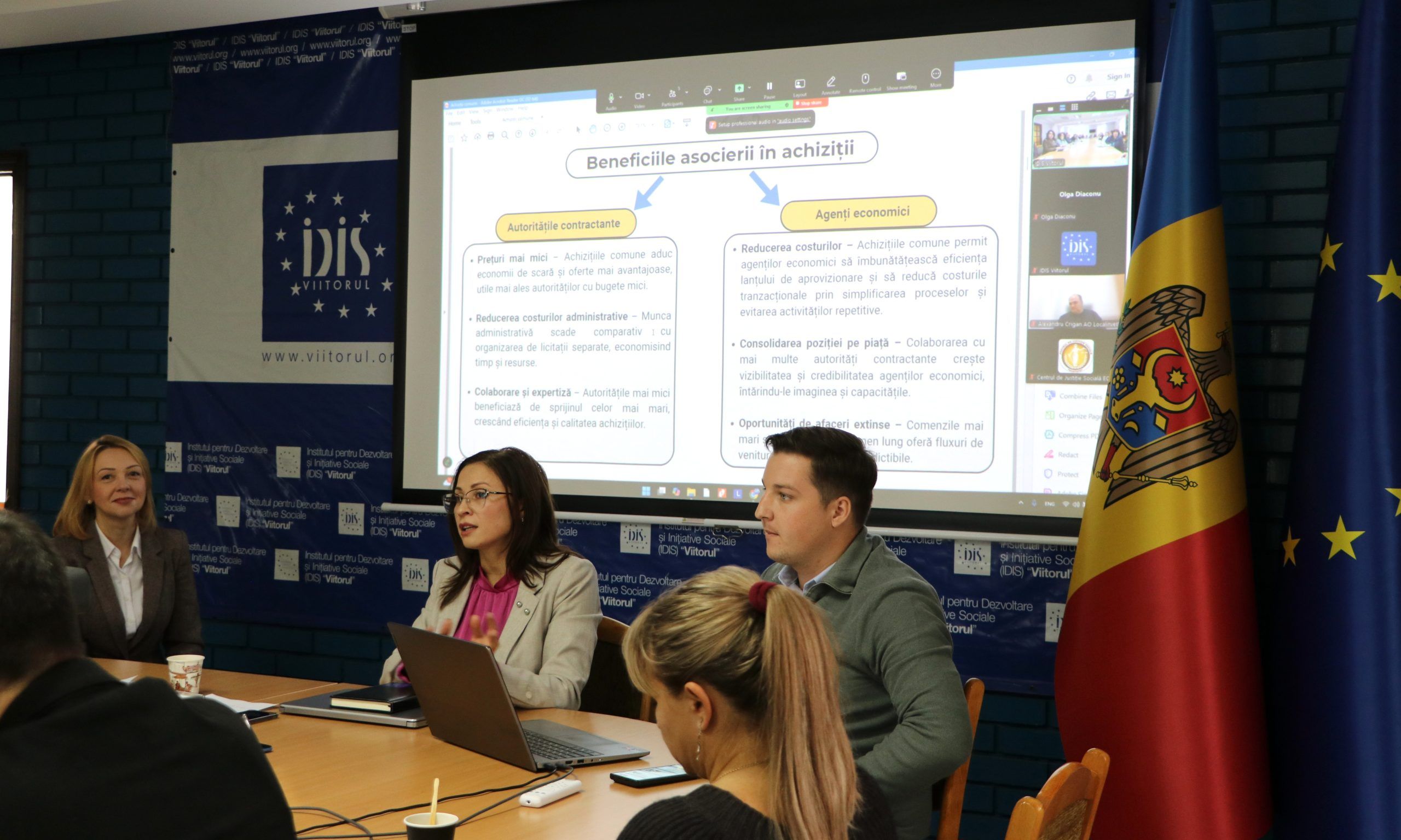 Institutul pentru Dezvoltare și Inițiative Sociale „Viitorul” (IDIS), cu sprijinul financiar al Uniunii Europene (UE), a început implementarea proiectului „Sprijinirea reformei achizițiilor publice din Moldova în contextul aderării la UE”, care se va desfășura în perioada septembrie 2025 – septembrie 2026.